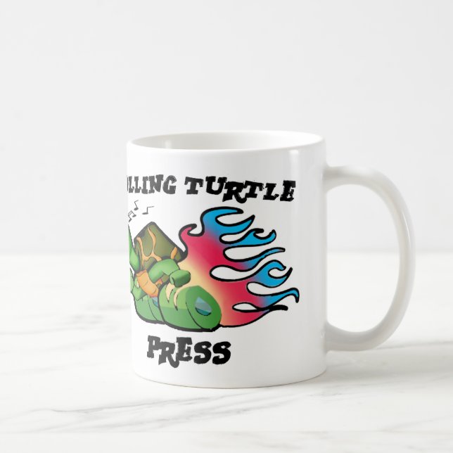 Rolling Turtle Press Mug (Right)