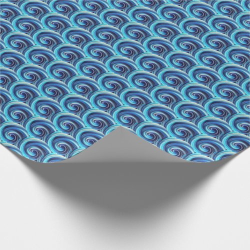 Rolling Waves Wrapping Paper