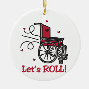 Wheelchair Rider Ornament