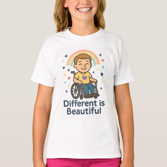 Rolling with Pride – Rainbow Power for Every Child T-Shirt (Front)