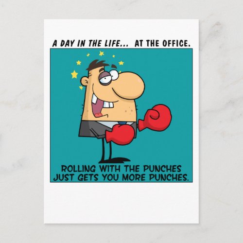 Rolling with the Punches Postcard