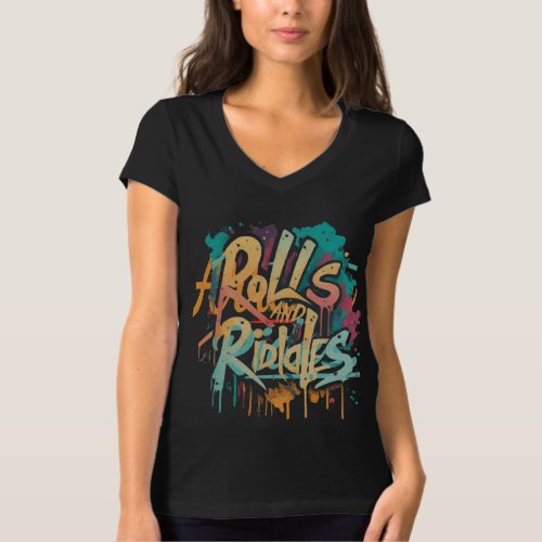 Rolls and Riddles  Woman T_Shirts