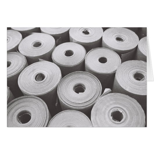 "Rolls of Paper" Cards (Front Horizontal)