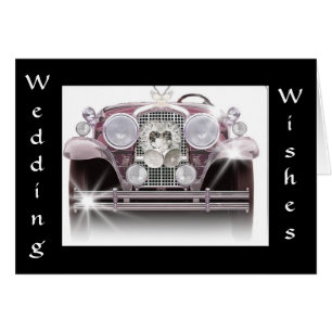 "ROLLS ROYCE WEDDING WISHES" CARDS