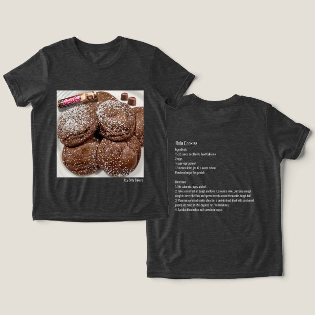 Rolo Cookies Tri-Blend Shirt (Design Front & Back)