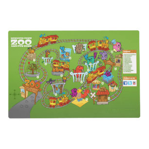 Roly-Poly Monster Double-Sided Placemat