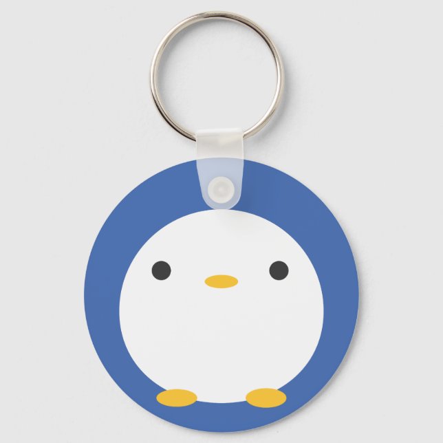 Roly Poly Penguin Keychain (Front)
