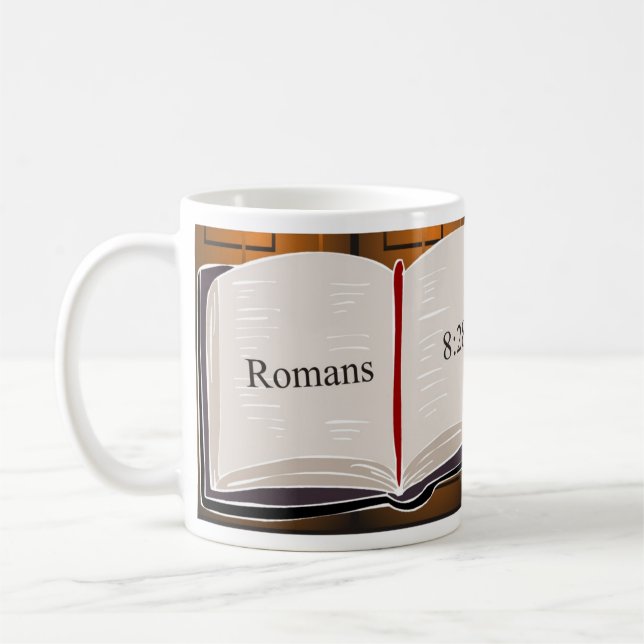 Rom 8:28  And we know that all thing... Coffee Mug (Left)