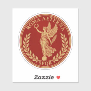 Roma Aeterna – Roman Winged Victory SPQR Sticker