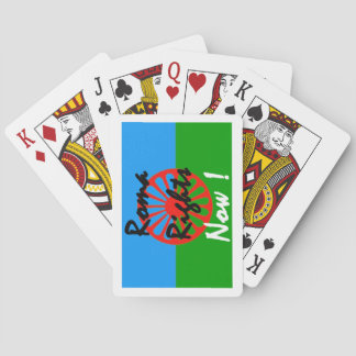 Roma and Gipsy Motives.Gipsy Wheel Copyright Lenny Poker Cards