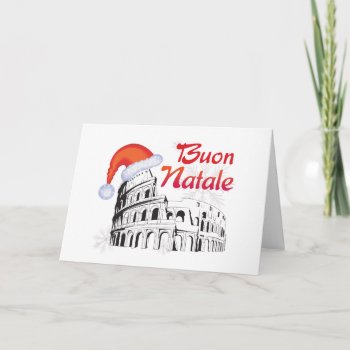 Roma Buon Natale Holiday Card by christmasgiftshop at Zazzle