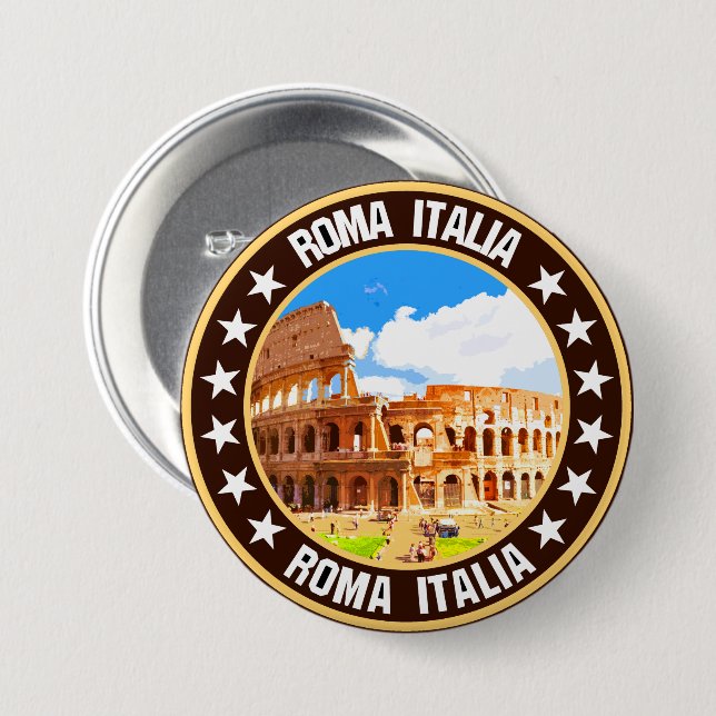 Roma                                               button (Front & Back)