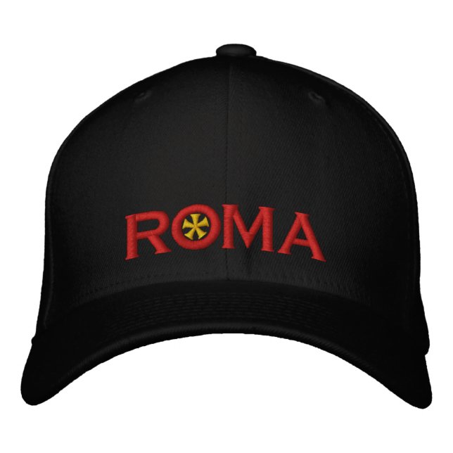 Roma Embroidered Baseball Hat (Front)