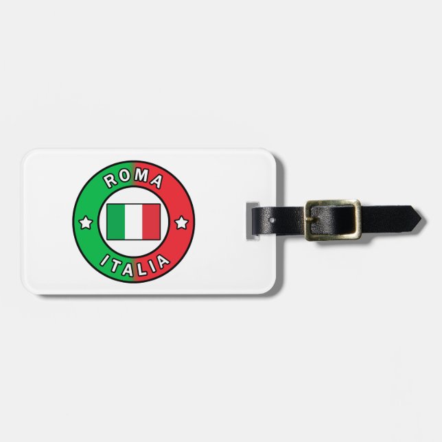 Roma Italia Luggage Tag (Front Horizontal)