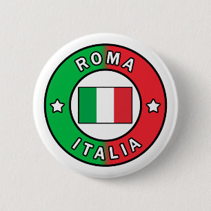 Roma Italia Pinback Button