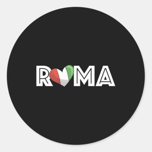 Roma Italia_Rome Italy Classic Round Sticker