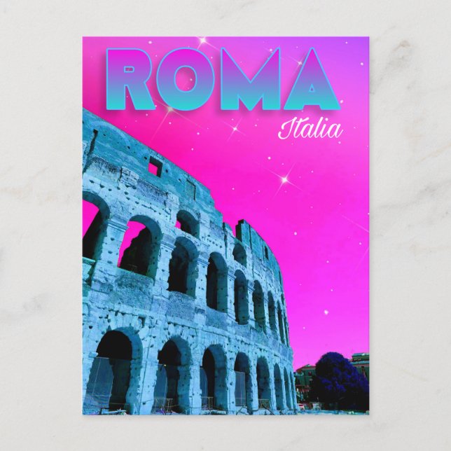 Roma, Italia - Rome, Italy - Colosseum Postcard  (Front)