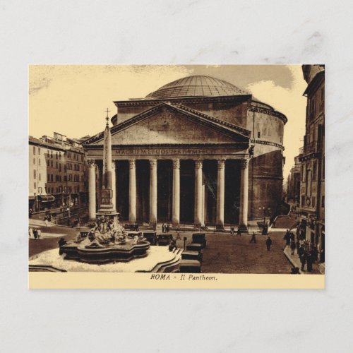 Roma Pantheon Postcard