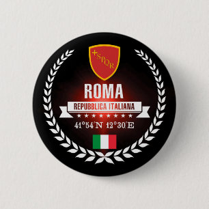 Roma Pinback Button