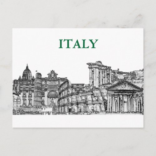 Roma Rome travel souvenir gifts Postcard