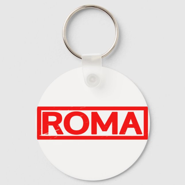 Roma Stamp Keychain (Front)