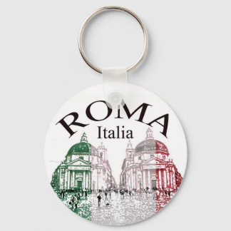 Roma Stamped Keychain