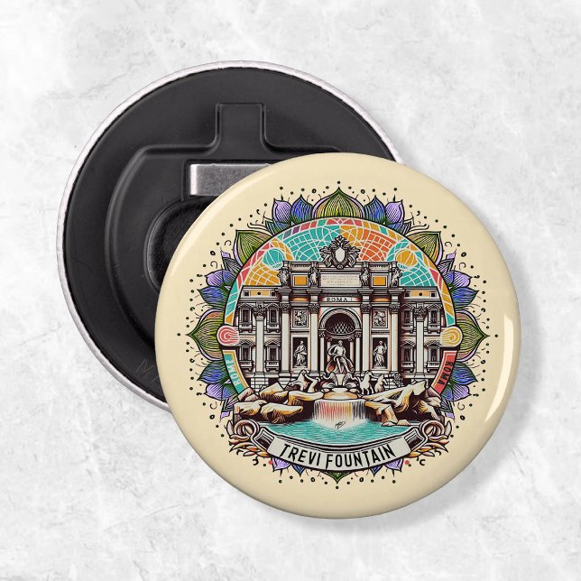 Roma Whispering Fountain  Bottle Opener (Creator Uploaded)