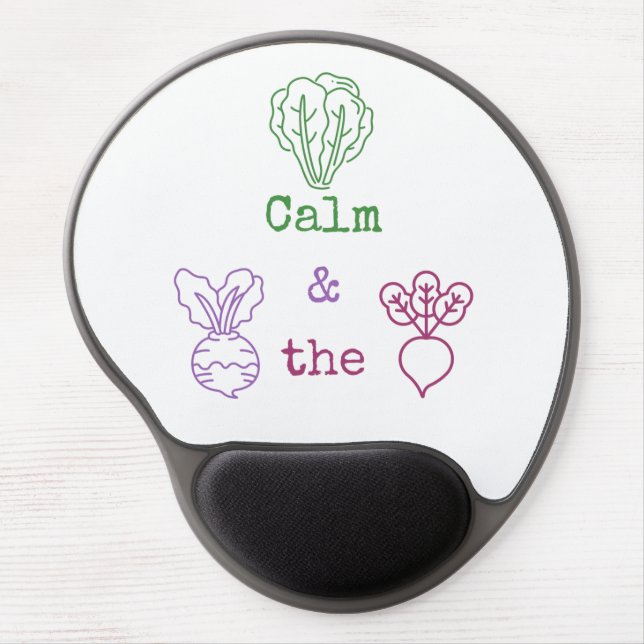 Romaine Calm & Turnip the Beet   Gel Mouse Pad (Front)