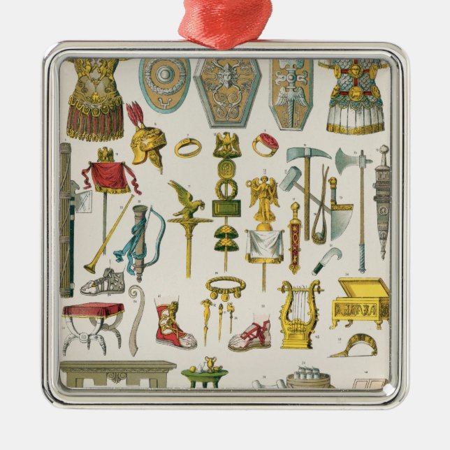 Roman Accessories Metal Ornament (Front)