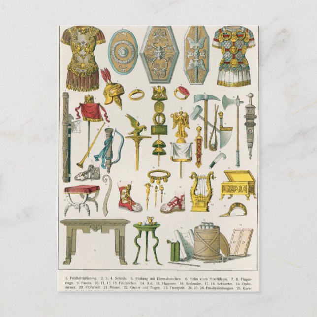 Roman Accessories Postcard (Front)