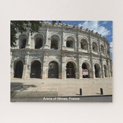 Roman Amphitheatre Nimes France on a Jigsaw Puzzle