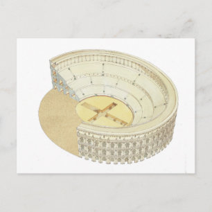 Roman amphitheatre postcard