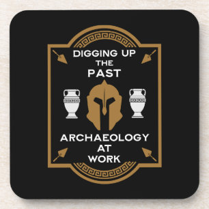 Roman Archaeologist Beverage Coaster