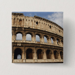 Roman Art. The Colosseum or Flavian 2 Pinback Button