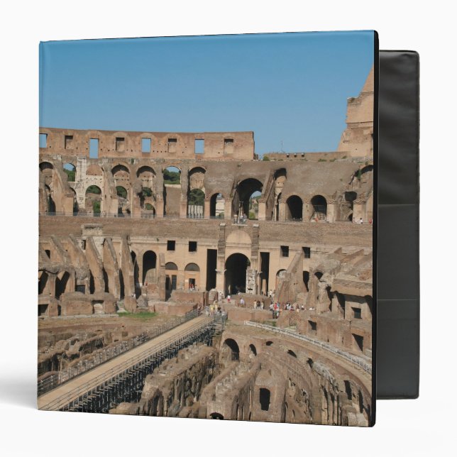 Roman Art. The Colosseum or Flavian 6 3 Ring Binder (Front/Inside)