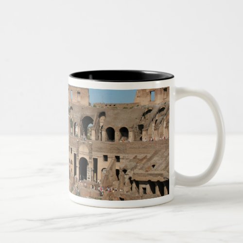 Roman Art The Colosseum or Flavian 6 Two_Tone Coffee Mug