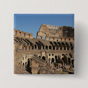 Roman Art. The Colosseum or Flavian 7 Pinback Button