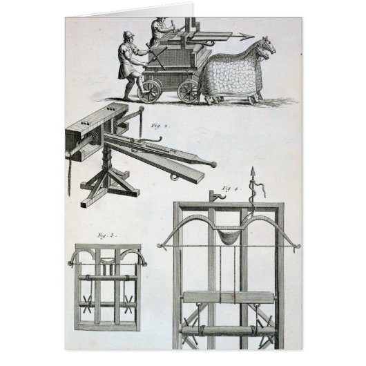 Roman Ballistic Machinery, from the 'Encyclopedie (Front)