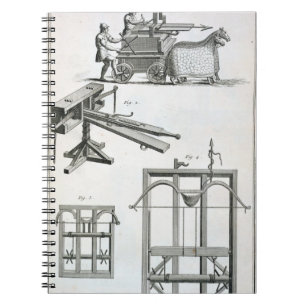 Roman Ballistic Machinery, from the 'Encyclopedie Notebook