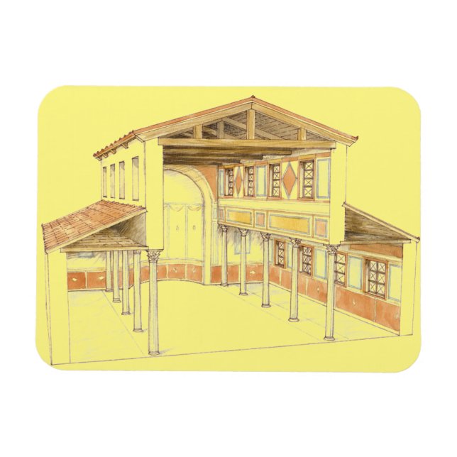 Roman basilica magnet (Horizontal)