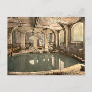 Roman Baths and Abbey V, Bath, Somerset, England Postcard