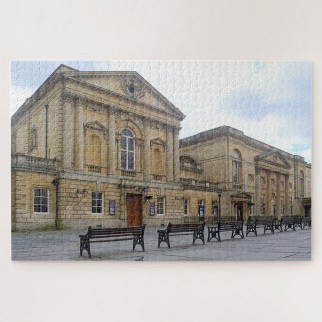 Roman Baths and Pump Rooms. Jigsaw Puzzle (Horizontal)