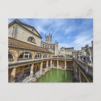 Roman Baths In Bath England Postcard by bbourdages at Zazzle