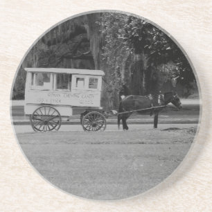 Roman Candy Cart Drink Coaster