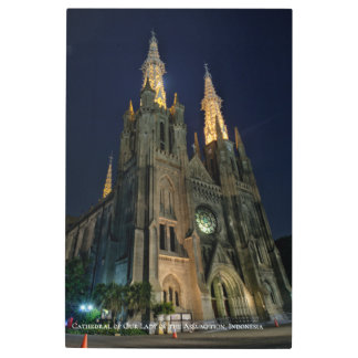 Roman Catholic Cathedral Church Architecture Metal Print