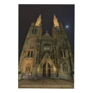 Roman Catholic Cathedral Church Architecture Wood Wall Art