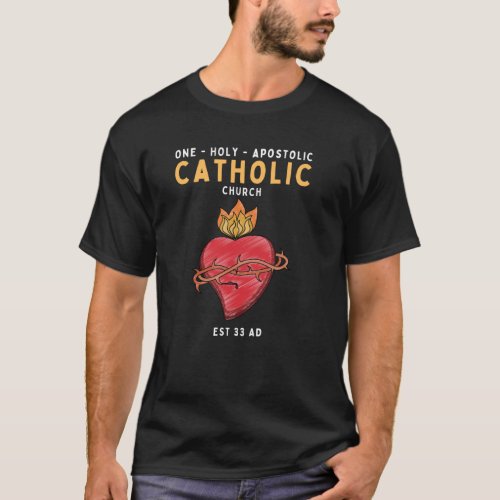 Roman Catholic Church Sacred Heart Gift T_Shirt