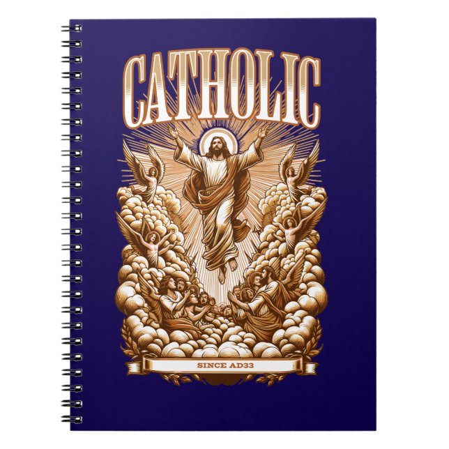 Roman Catholic Church Since AD33 Traditional Notebook (Front)