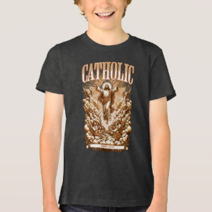 Roman Catholic Church Since AD33 Traditional Tri-Blend Shirt