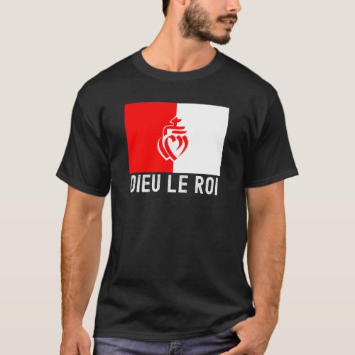 Roman Catholic gift Die Le Roi Vendee T_Shirt